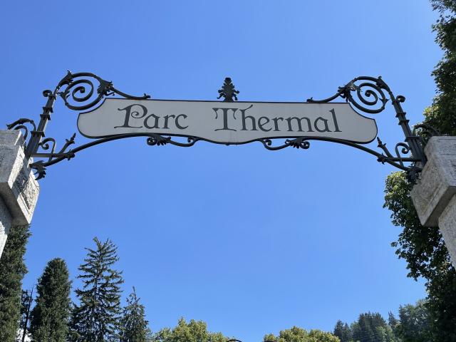 Ingresso al Parco Termale del Fayet
