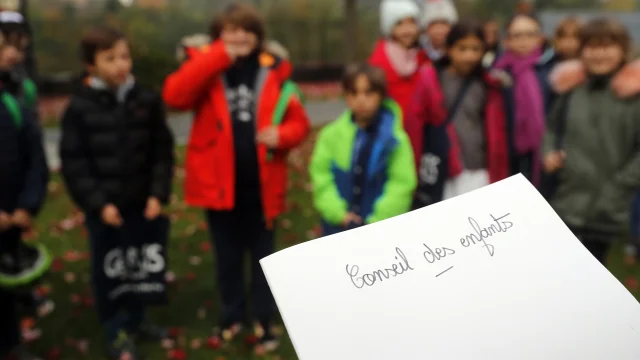 Saint Gervais Town Hall. Children's council.