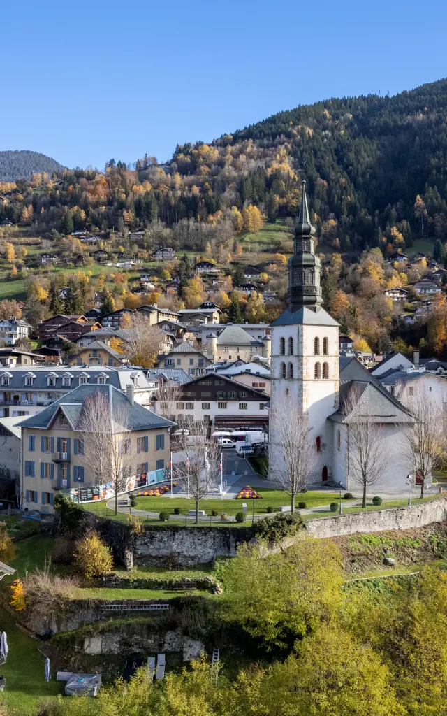 Village de Saint-Gervais en automne