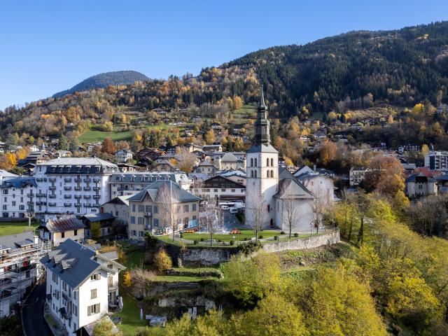 Village de Saint-Gervais en automne
