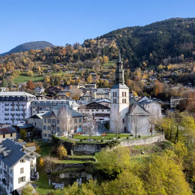 Village de Saint-Gervais en automne