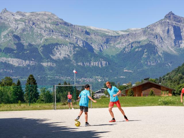 Soccer pitch in Saint-Gervais