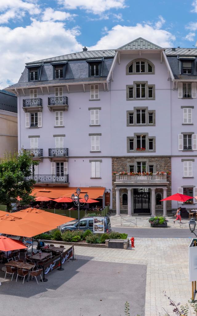The beautiful Saint-Gervais promenade