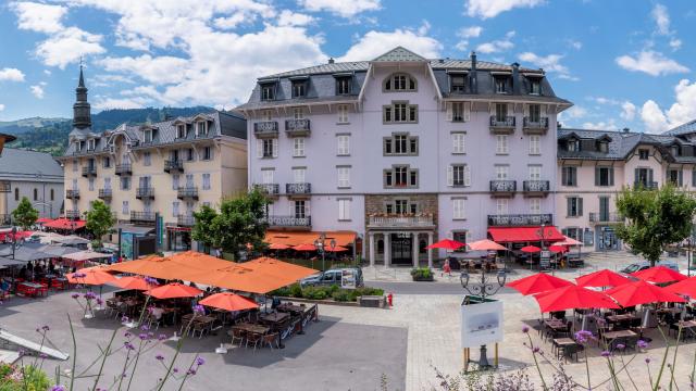 The beautiful Saint-Gervais promenade