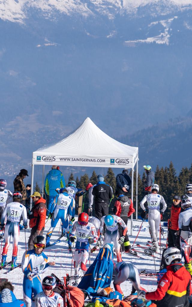 Course FIS organisée par le ski club de Saint-Gervais