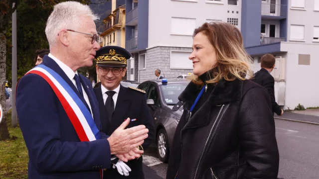 Visite d'Olivia Grégoire, ministre déléguée chargée du Tourisme. 27 octobre 2023©P_Deloche/Godong