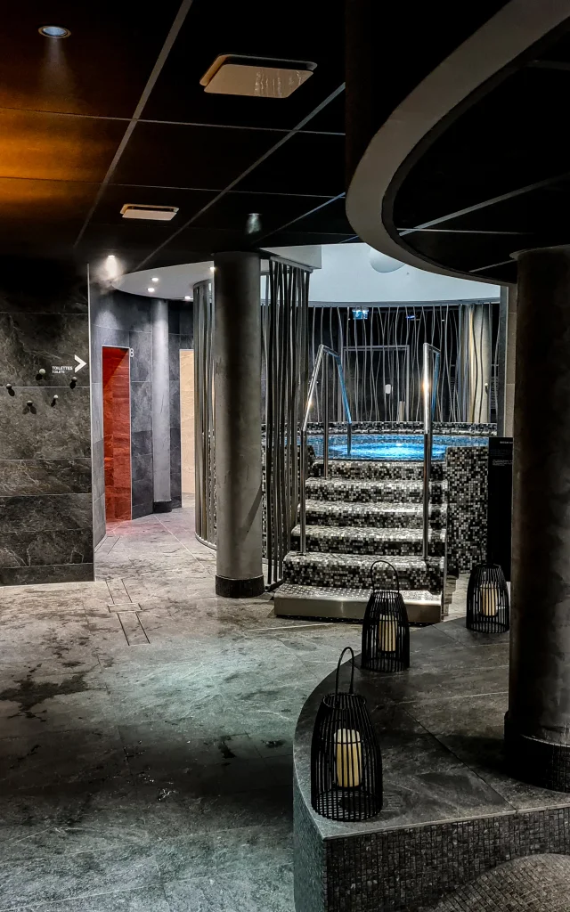 Les espaces intérieurs des thermes de Saint-Gervais