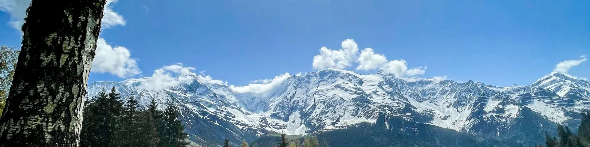Paysage de printemps au plateau de la croix