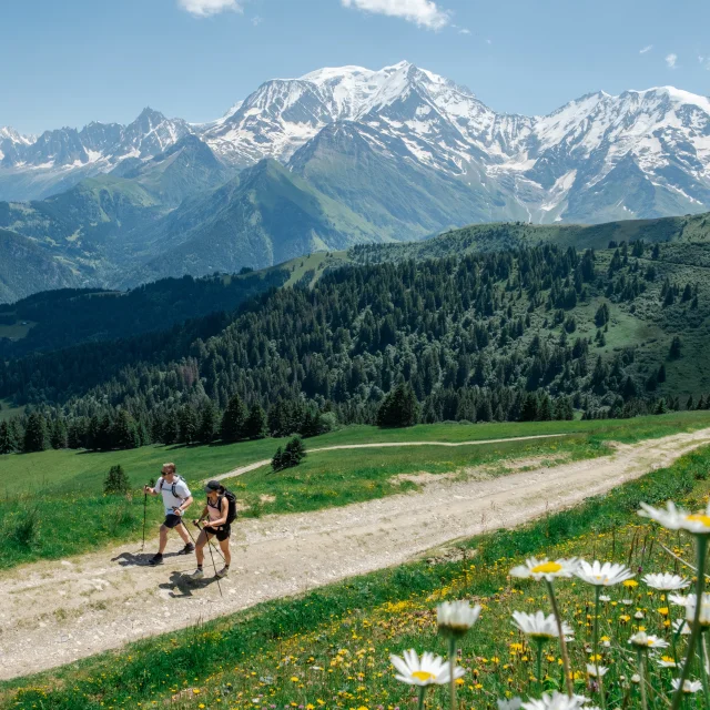 Randonnée dans les alpages de Saint-Gervais Mont-Blanc