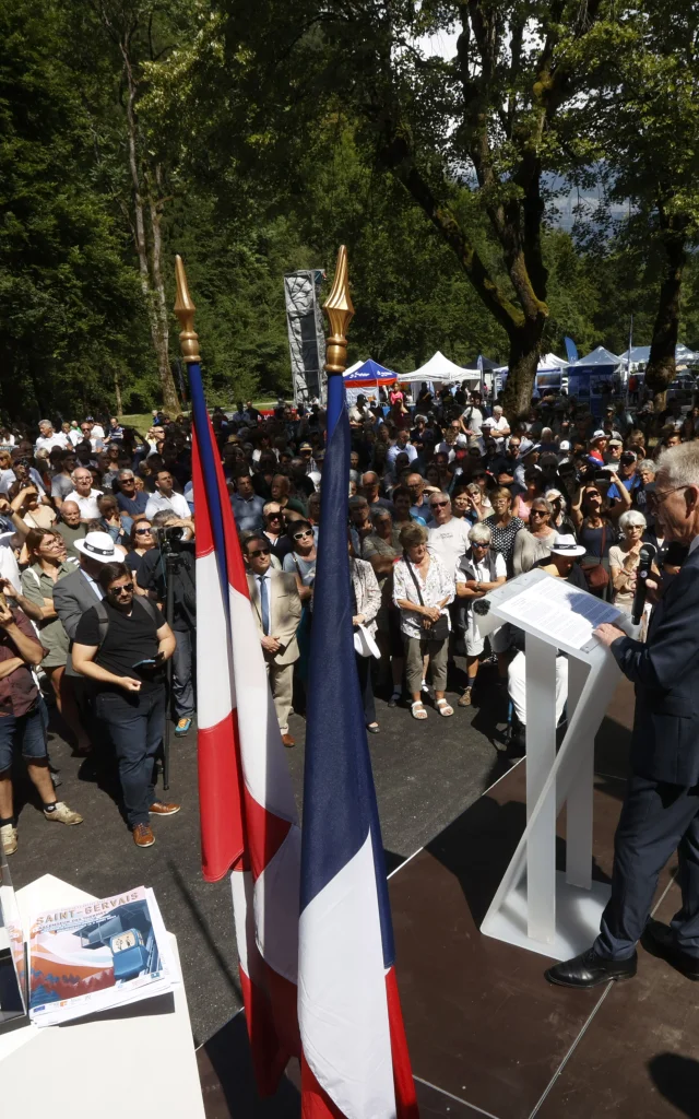 Discours de Jean-Marc Peillex lors de l'inauguration de l'ascenseur des thermes