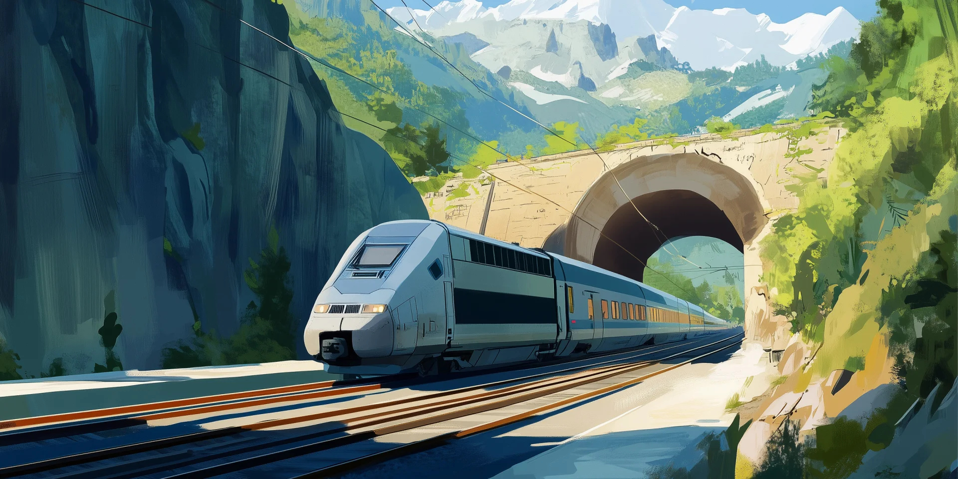 Venir en train à Saint-Gervais