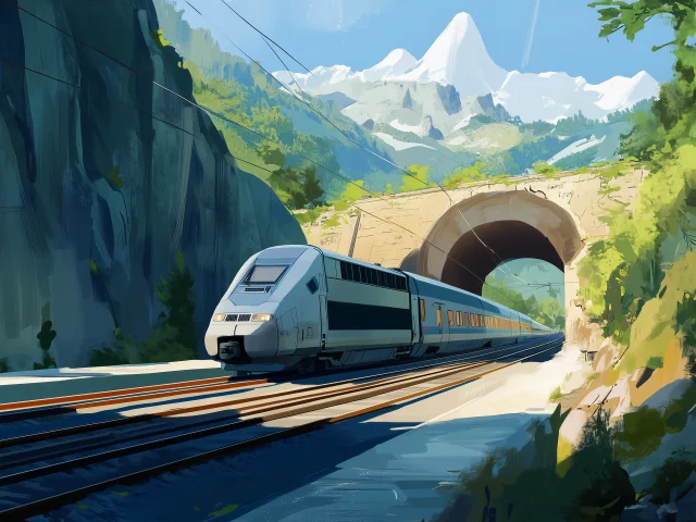 Venir en train à Saint-Gervais