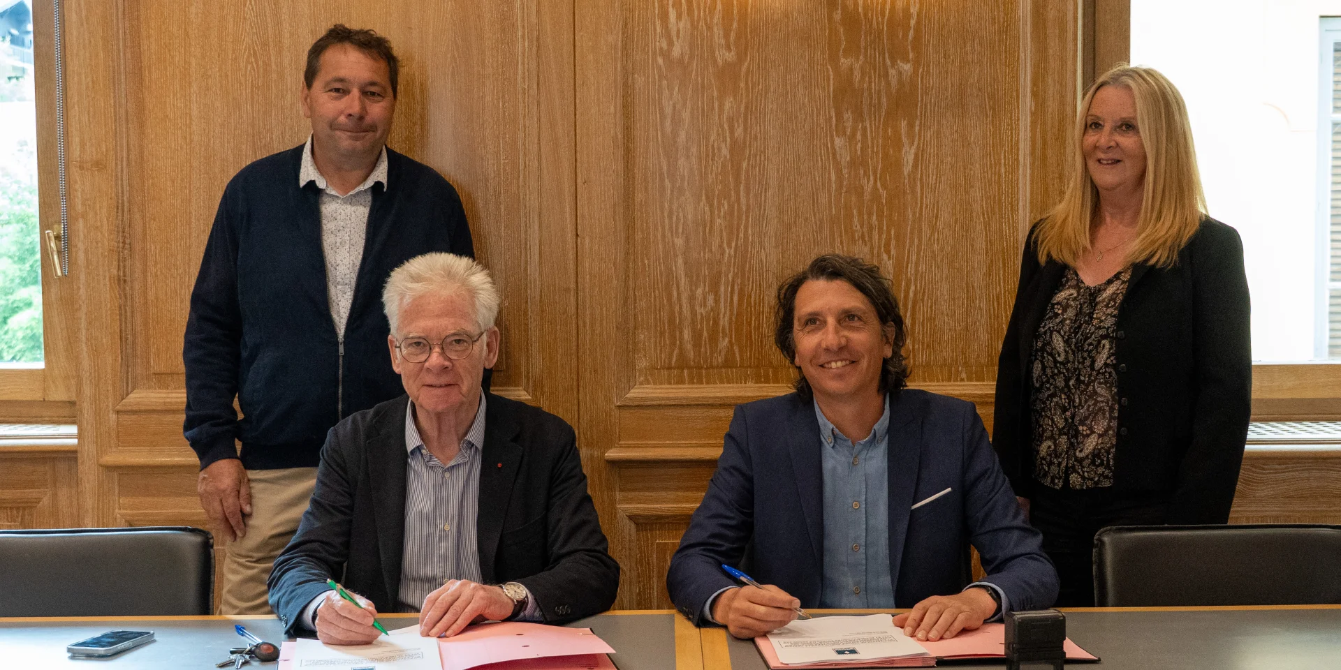 Signature de la DSP des Crêtes