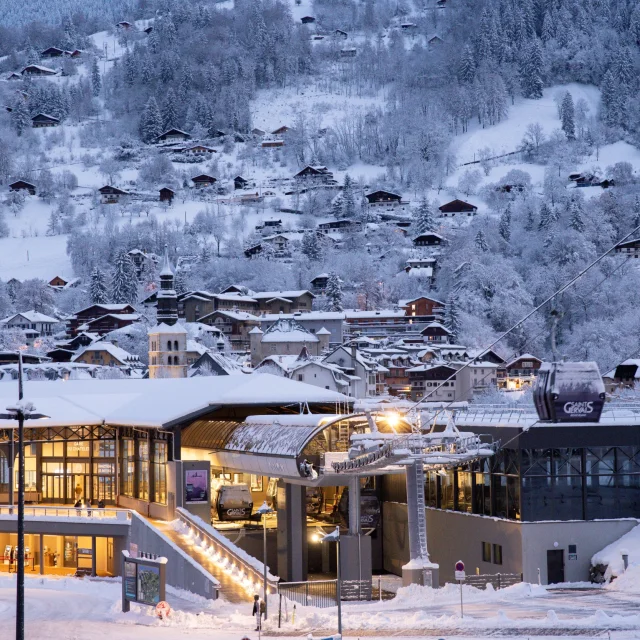 Gare du châtelet en hiver