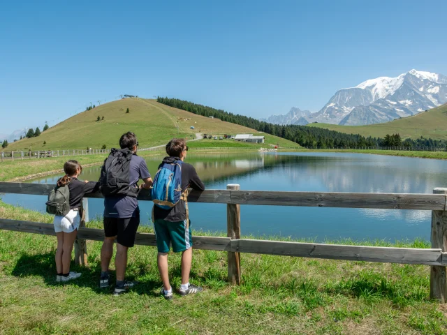 Le lac de Joux à Saint-Gervais