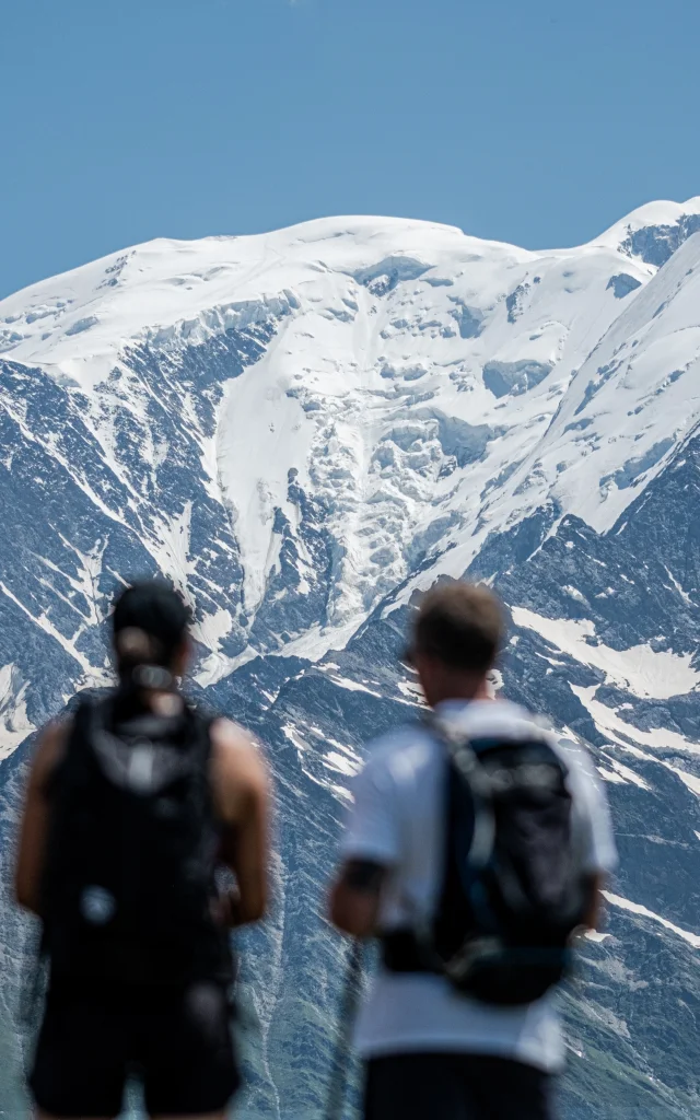 Randonnée à Saint-Gervais avec vue sur le Mont-Blanc
