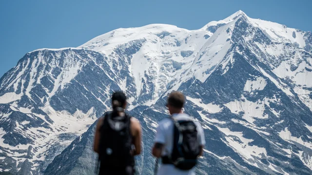 Randonnée à Saint-Gervais avec vue sur le Mont-Blanc