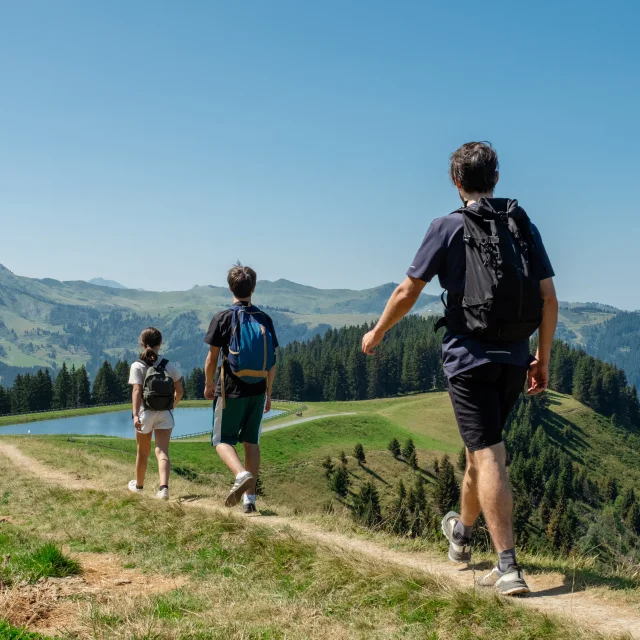 Le lac de Joux à Saint-Gervais
