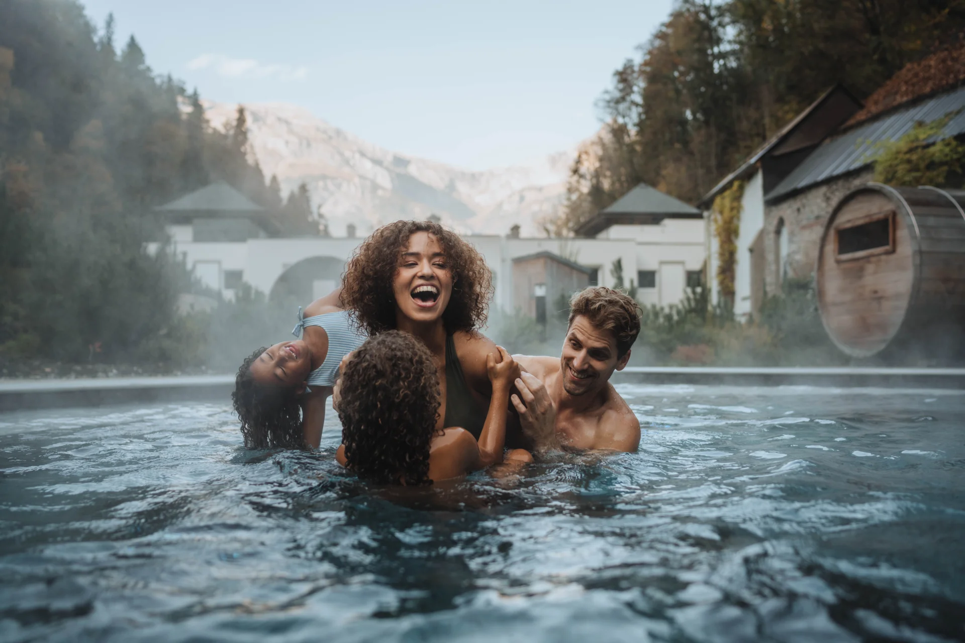 Sortie en famille aux thermes de Saint-Gervais