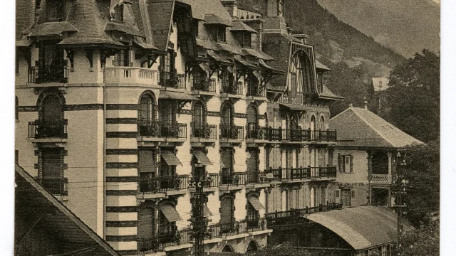 Carte postale ancienne de l'Hôtel du Mont-Joly