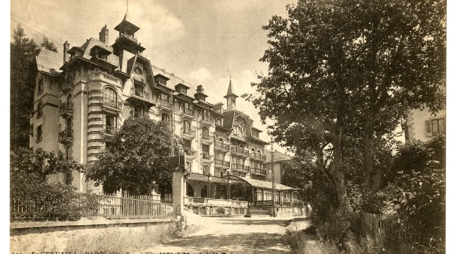 Carte postale ancienne de l'Hôtel du Mont-Joly