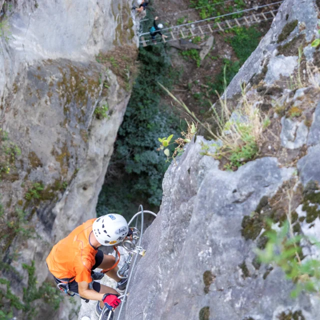 Via ferrata du parc thermal