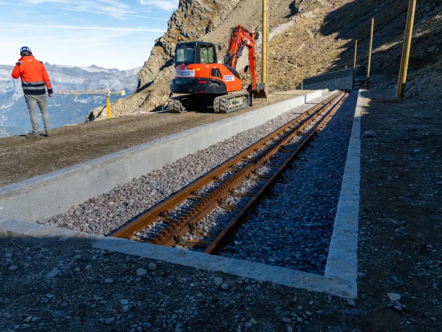 Visite du chantier du Nid d'Aigle - octobre 2025