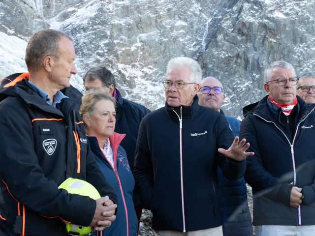 Visite du chantier du Nid d'Aigle - octobre 2025