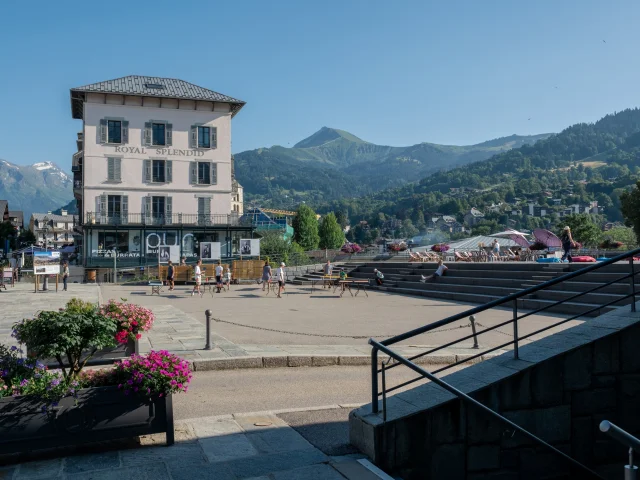 Le centre de Saint-Gervais