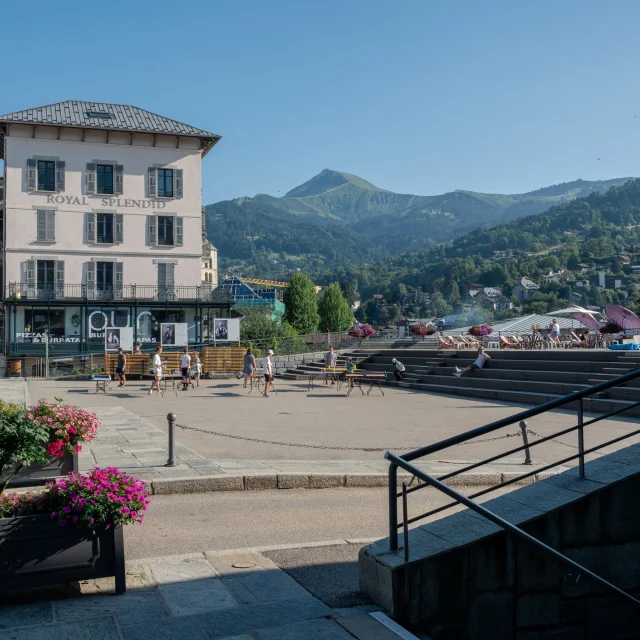 Le centre de Saint-Gervais