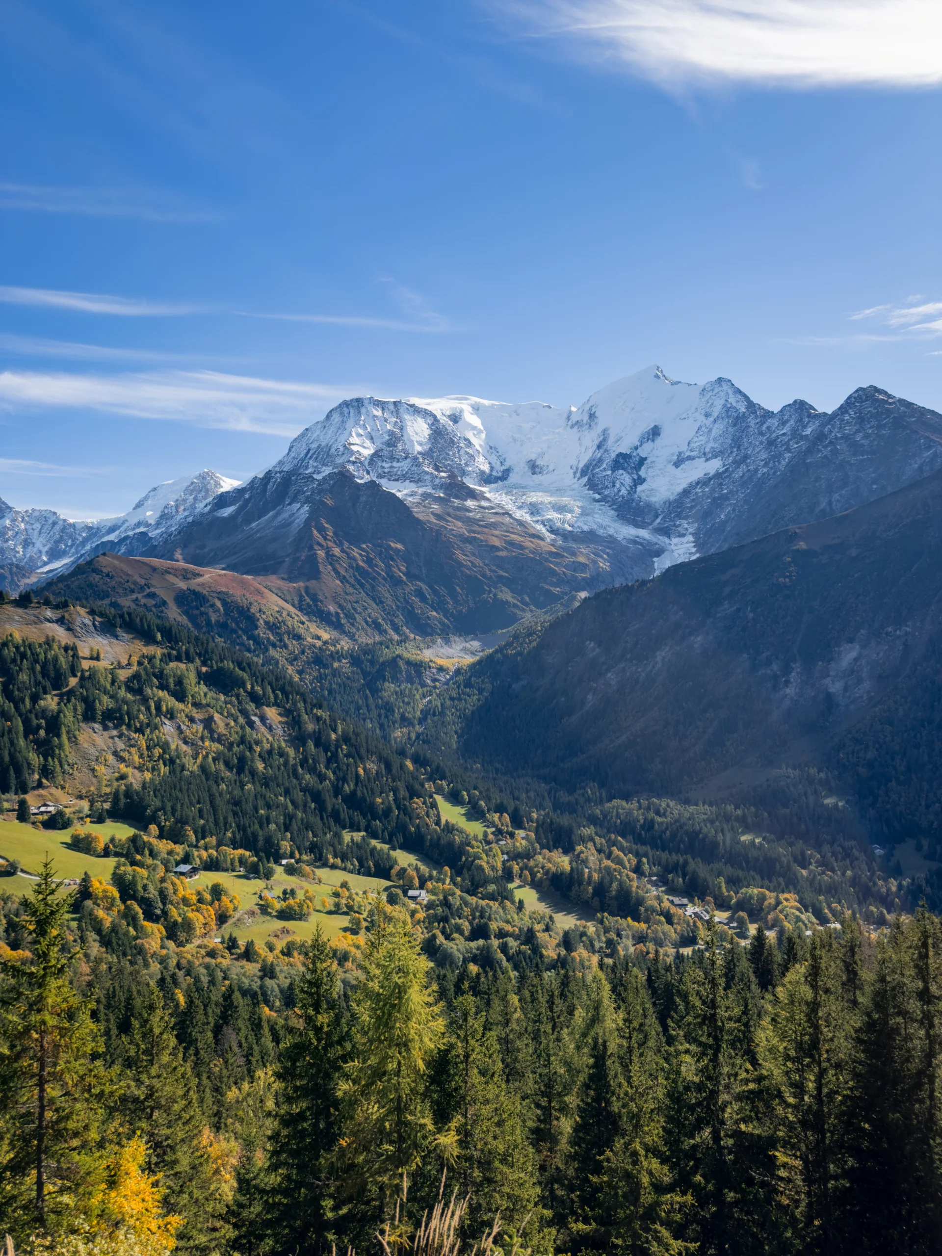 Le vallon de Bionnassay en automne
