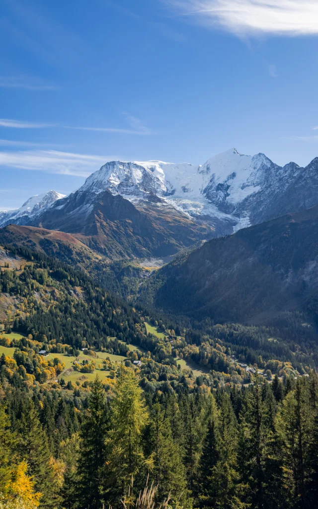 Le vallon de Bionnassay en automne