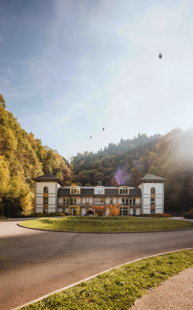 Le bâtiment des thermes de Saint-Gervais Mont-Blanc