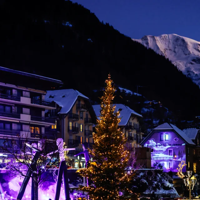 Fête des Lumières à Saint-Gervais Mont-Blanc