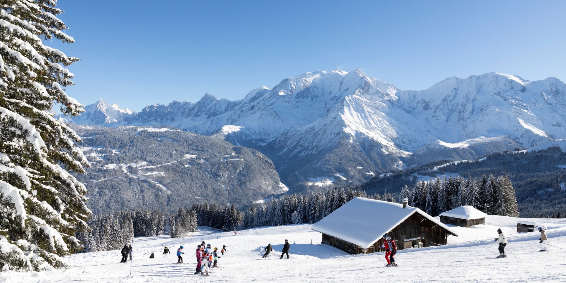 Apprendre le ski sur le domaine skiable de Saint-Gervais Mont-Blanc