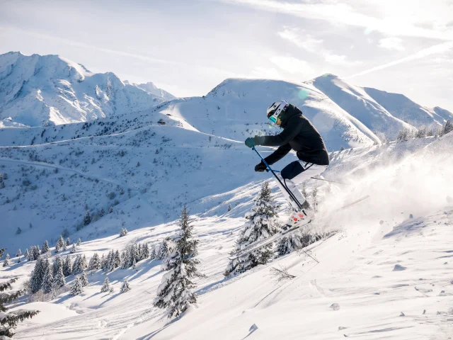 Session ski sur le domaine evasion mont-blanc