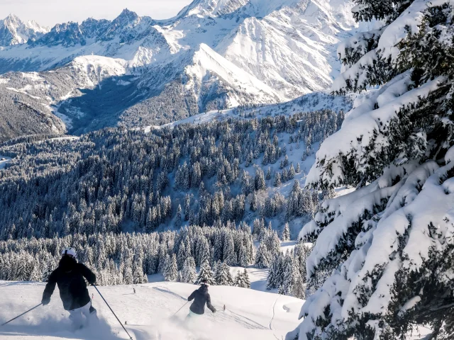 Domaine skiable évasion mont-blanc à Saint-Gervais