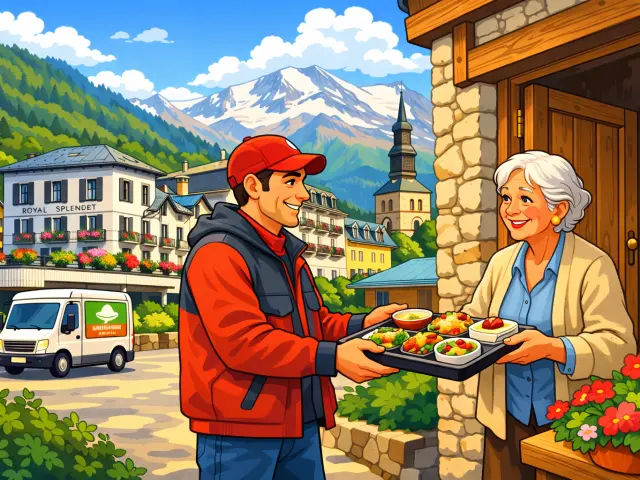 Portage de repas à Saint-Gervais