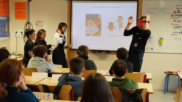 Animation japonaise à l'école de Saint-Gervais Mont Blanc