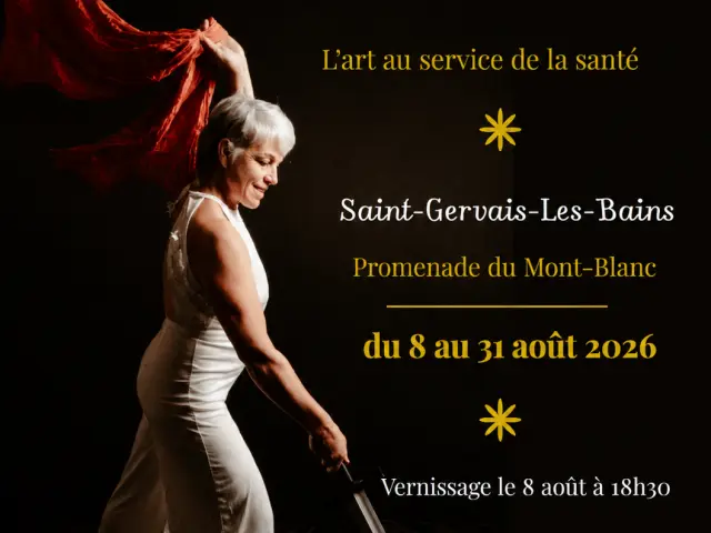 Exposition photos Mariée à la vie, l'odyssée d'un cancer pelvien à Saint-Gervais
