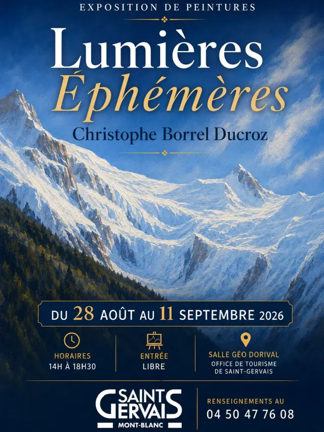 Exposition « Lumières éphémères » de Christophe Borrel Ducroz