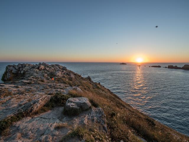 Zonsondergang op de Pointe Du Grouin Cancale Yann Langevin 7826