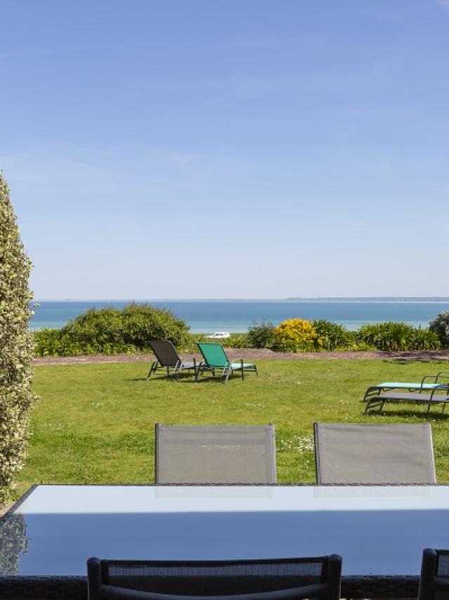La Vue Mer Gite La Houle Metairie Du Vauhariot Cancale