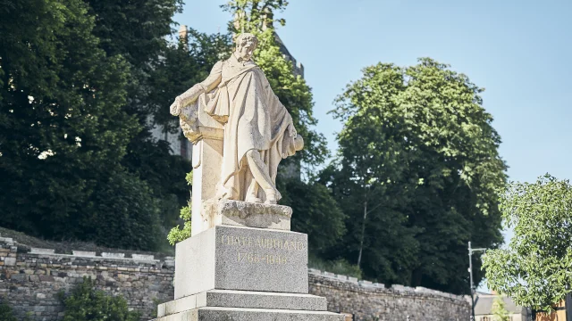 Statue De Francois Rene De Chateaubriand Combourg Alexandre Lamoureux 717