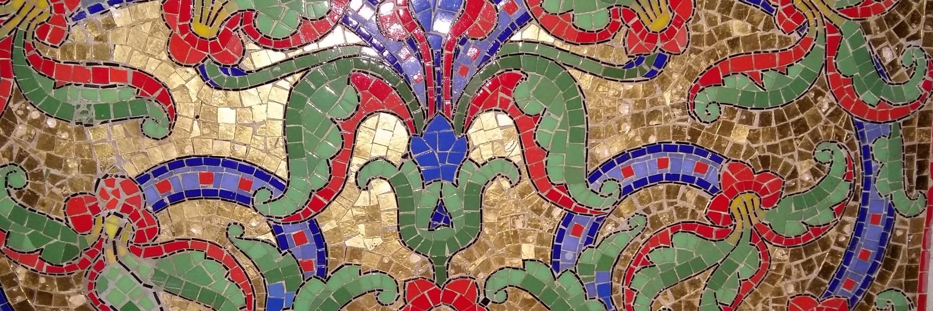 gTexereau - Mosaik von Odorico Eglise de la Sainte-Trinité in Tinténiac
