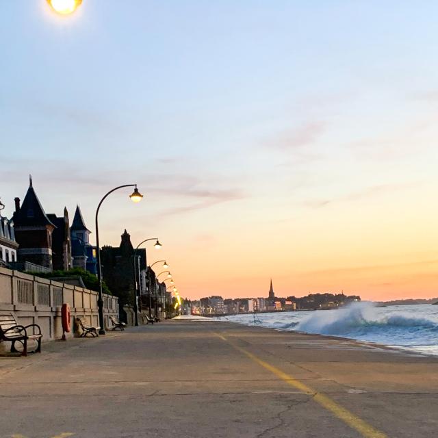 Marée haute- Grande plage du Sillon - Saint-Malo