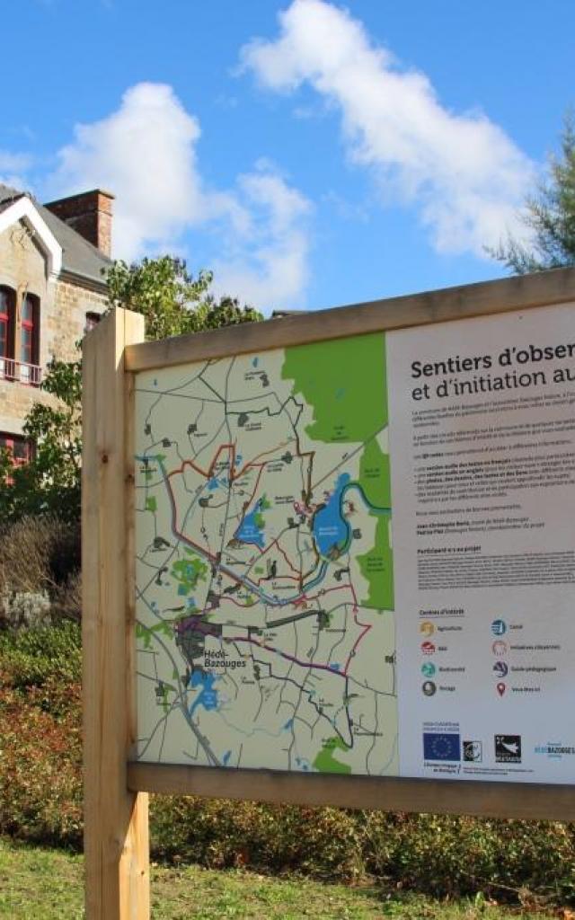 ©smbmsm Panneau Sentiers Observation Hédé