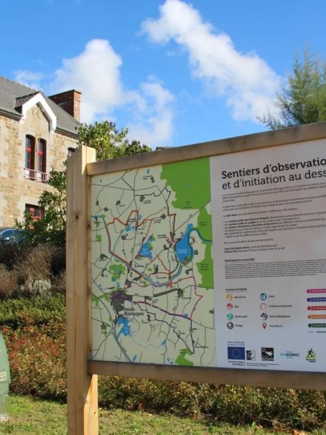 SMBMSM Tafel Beobachtungspfade Hédé