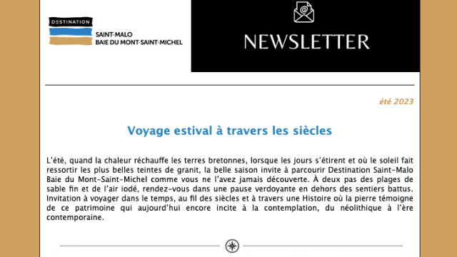 Newsletter Grand Public Ete 2023