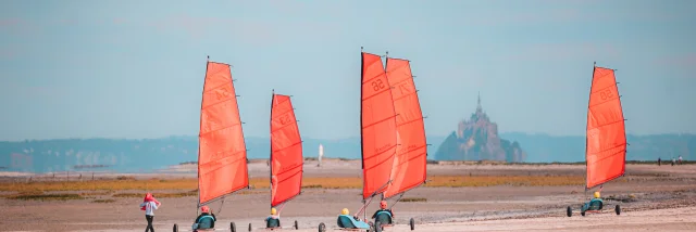 3 Char A Voile Baie Du Mont Saint Michel Cherrueix Lezbroz 5268